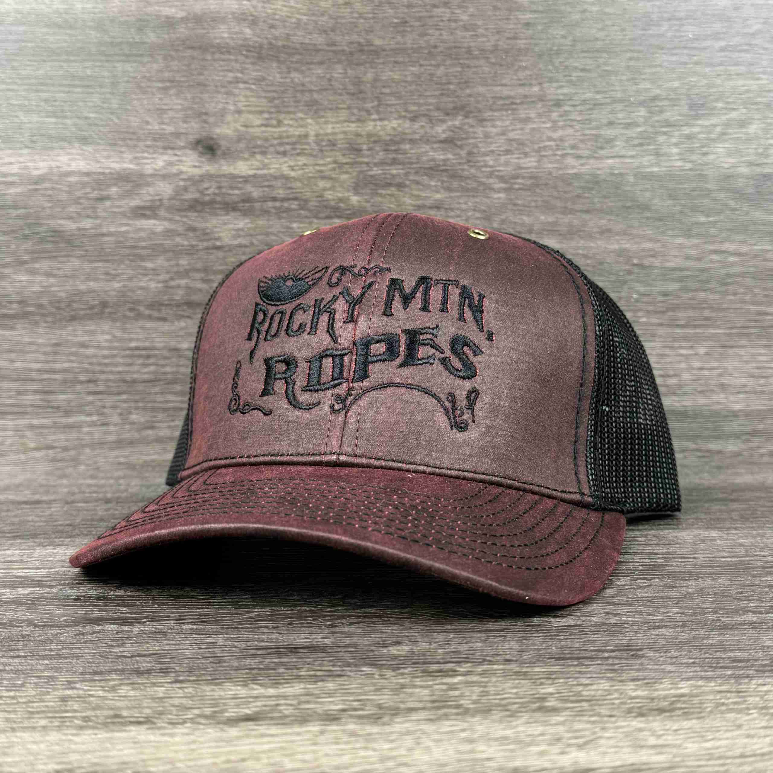 Rocky Burgundy & Black Cap