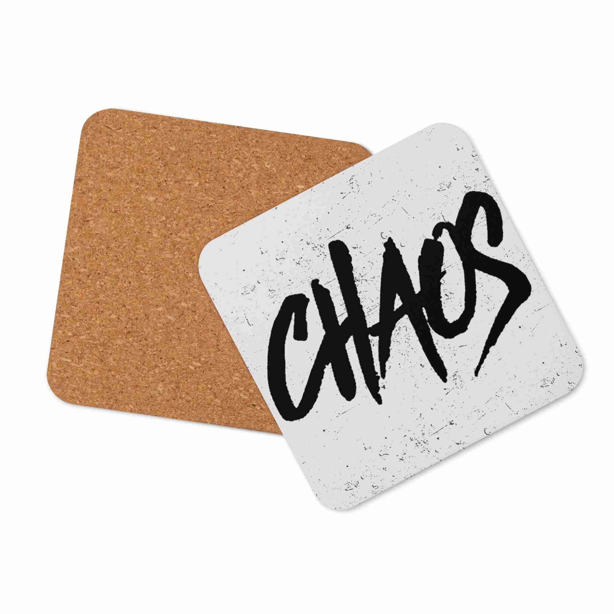 Chaos Cork-Back Coaster