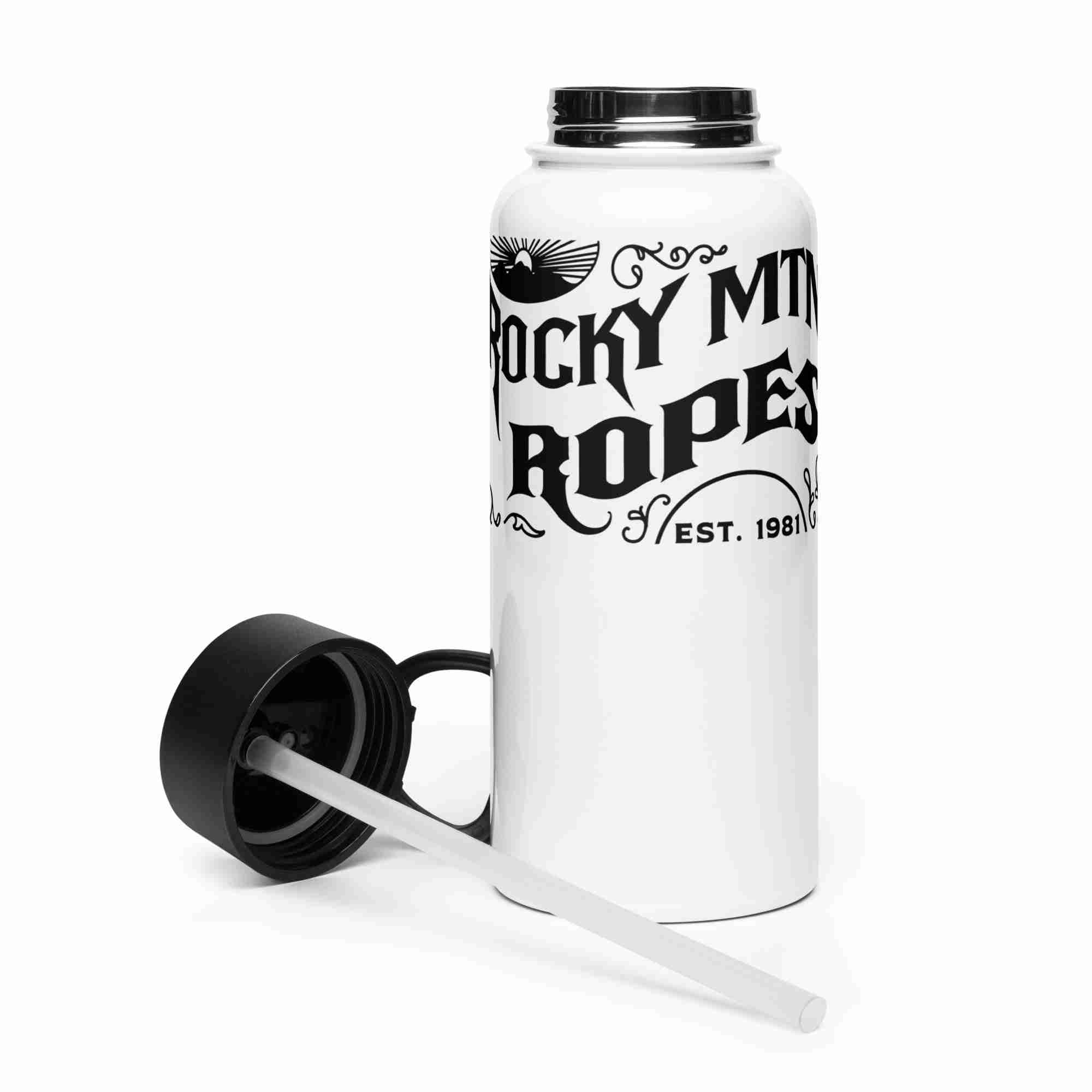 Vintage Rocky 32oz Stainless Steel Water Bottle With Straw Lid