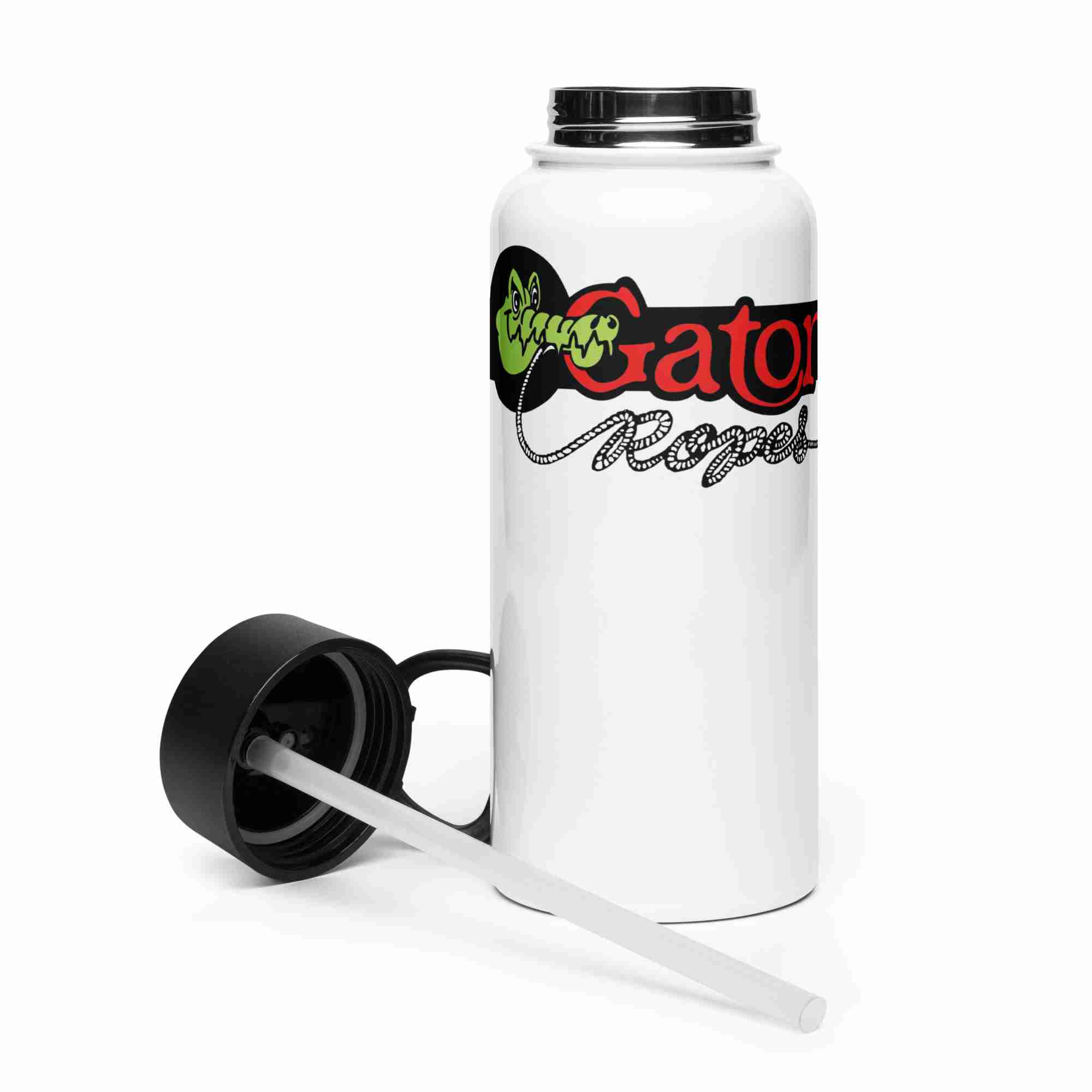 Gator 32oz Stainless Steel Water Bottle With Straw Lid