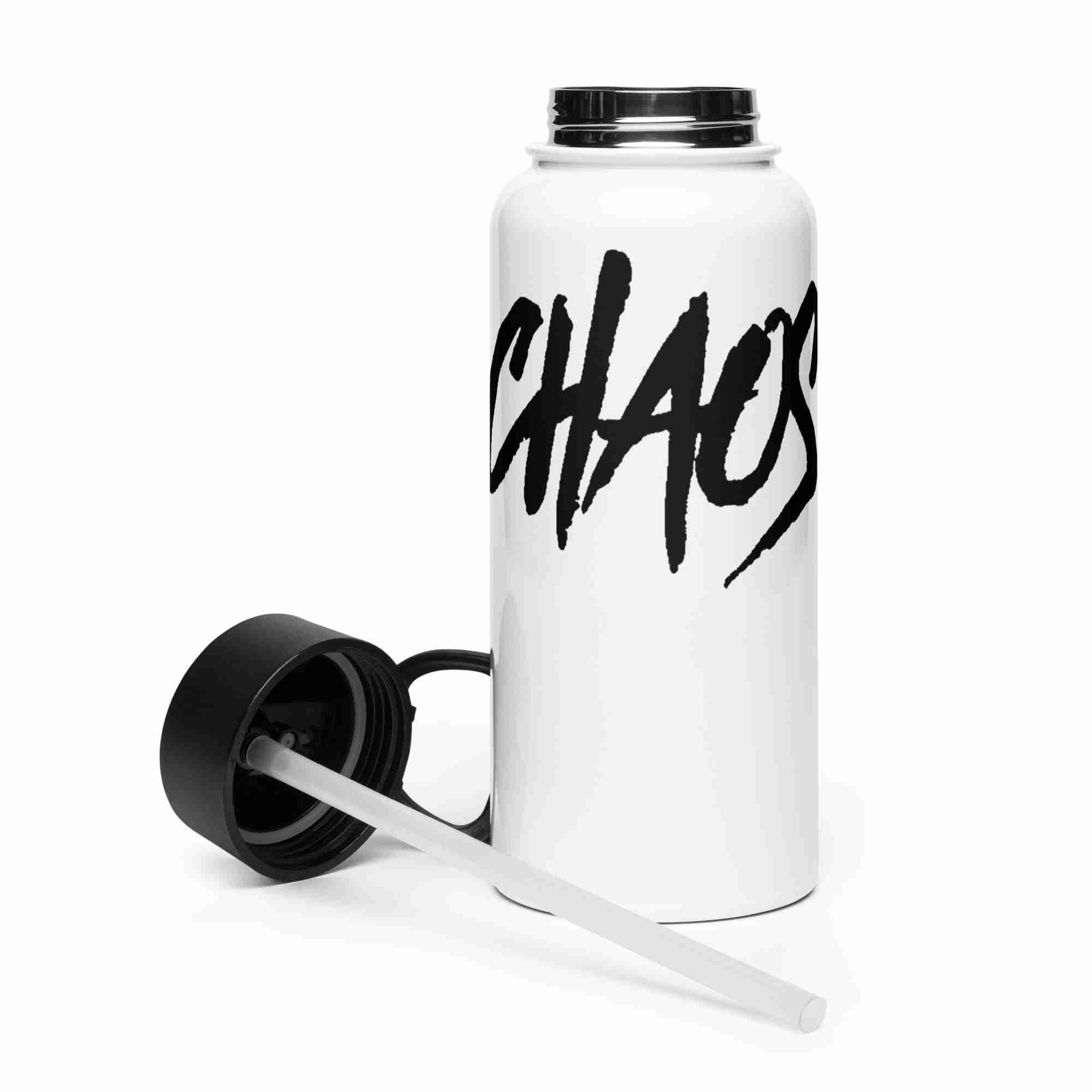Chaos 32oz Stainless Steel Water Bottle With Straw Lid