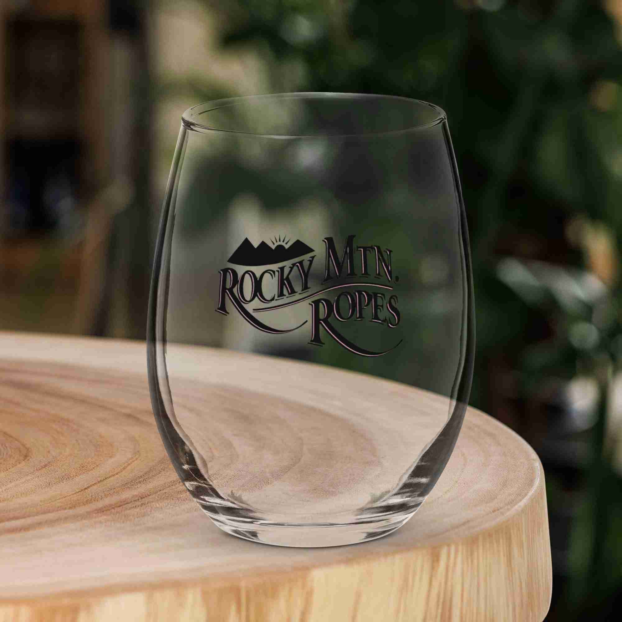 Rocky Stemless Wine Glass