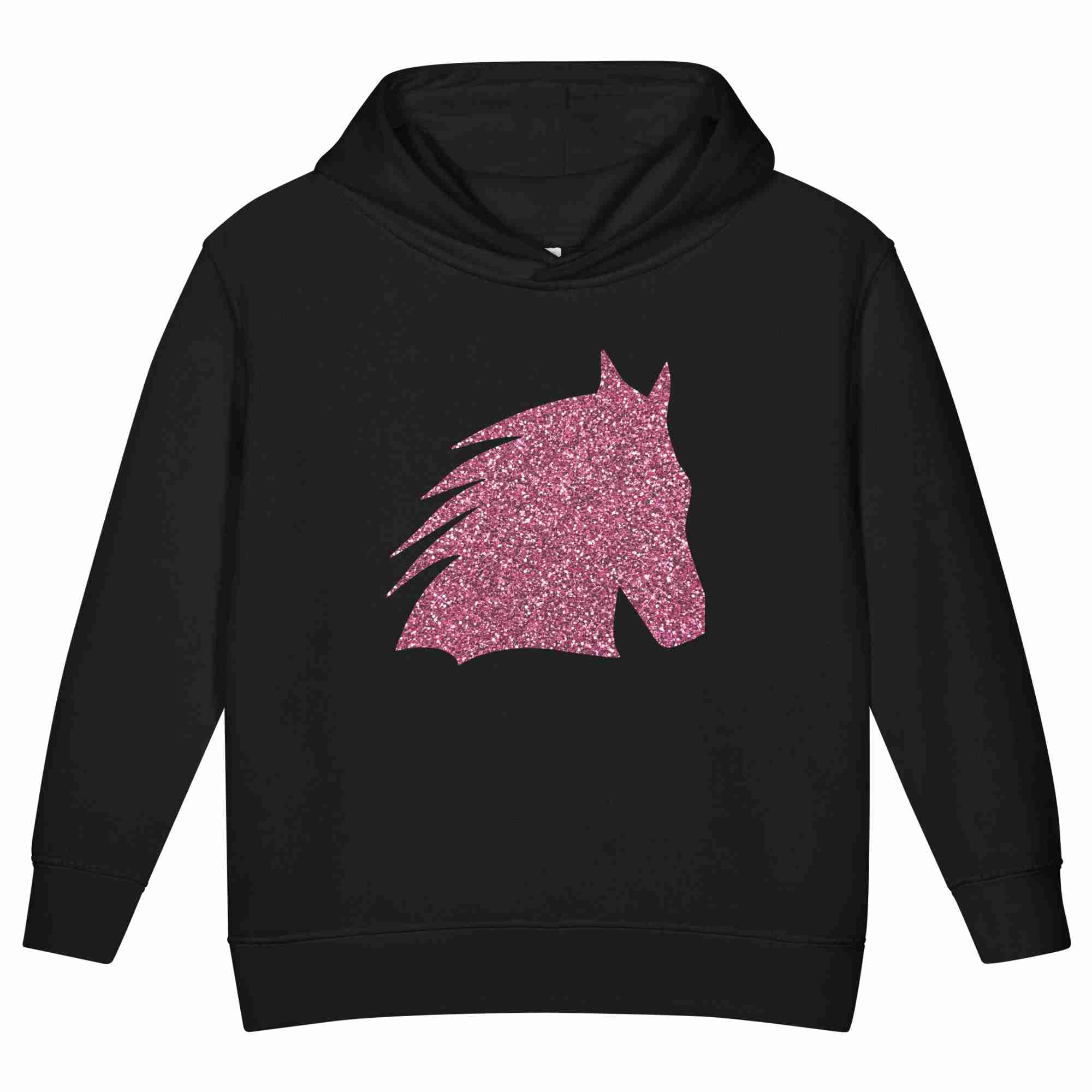 Pink Horse Head Toddler Hoodie