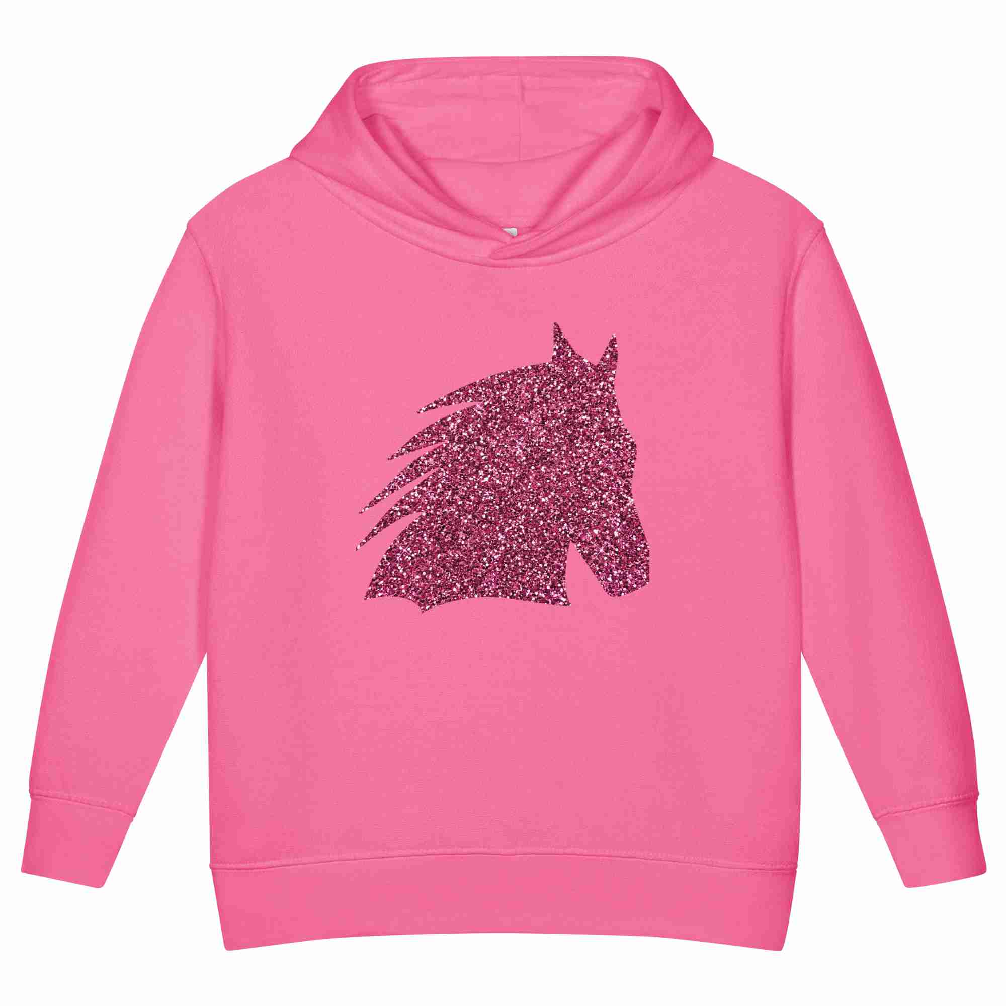Pink Horse Head Toddler Hoodie - Image 6
