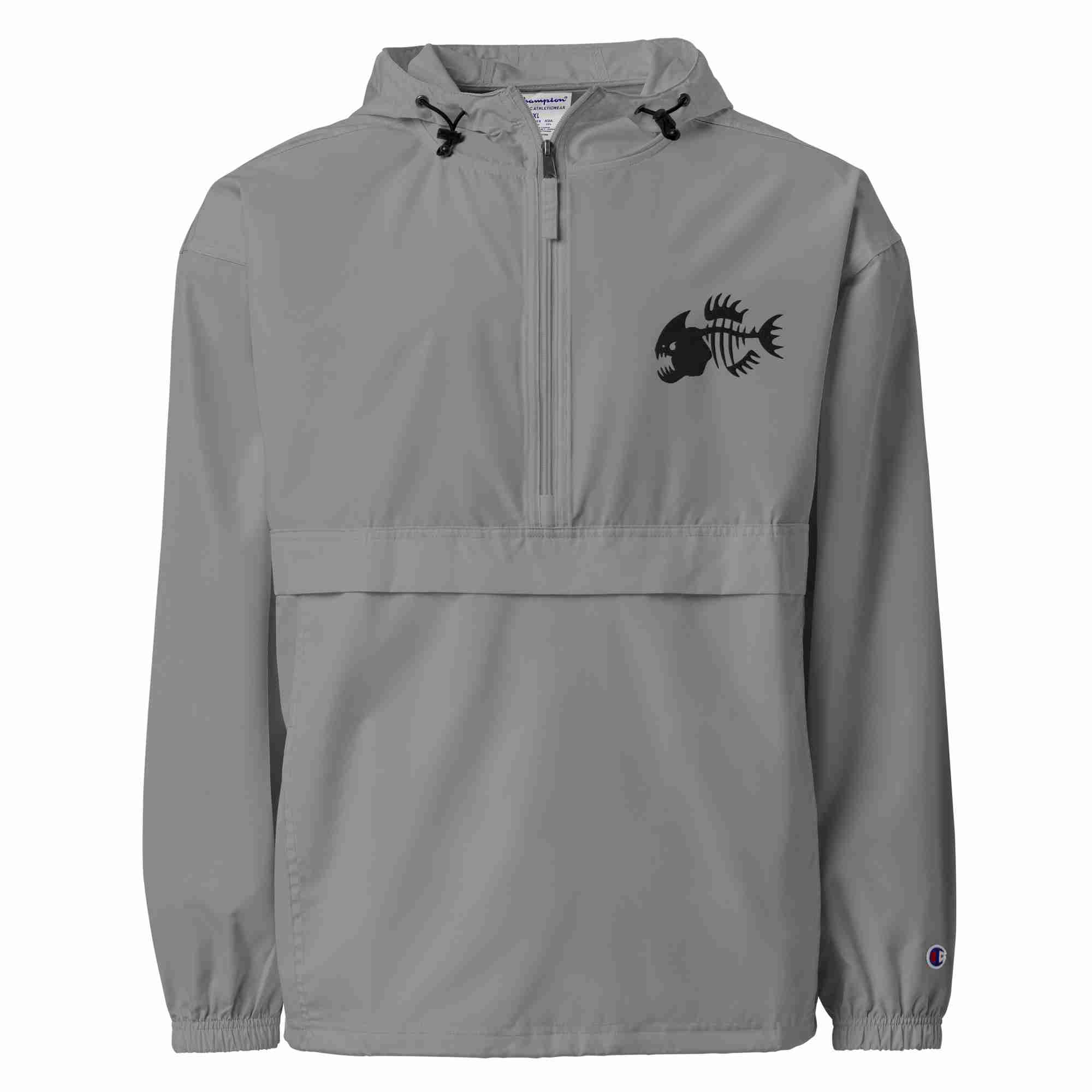Piranha Embroidered Champion Packable Jacket - Image 5