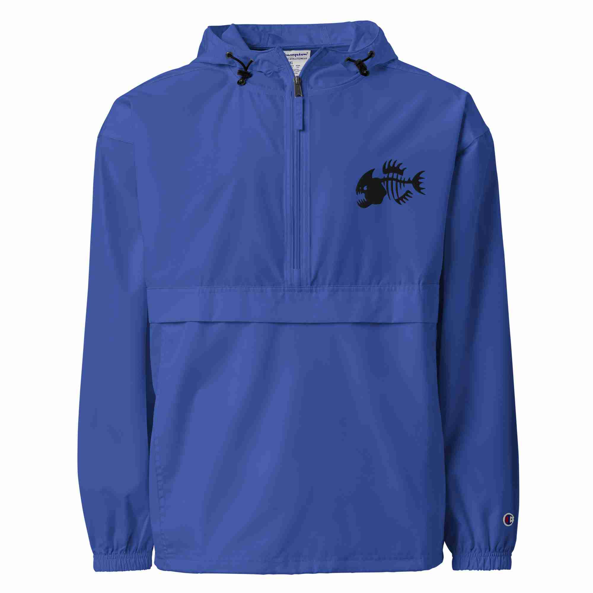 Piranha Embroidered Champion Packable Jacket - Image 4