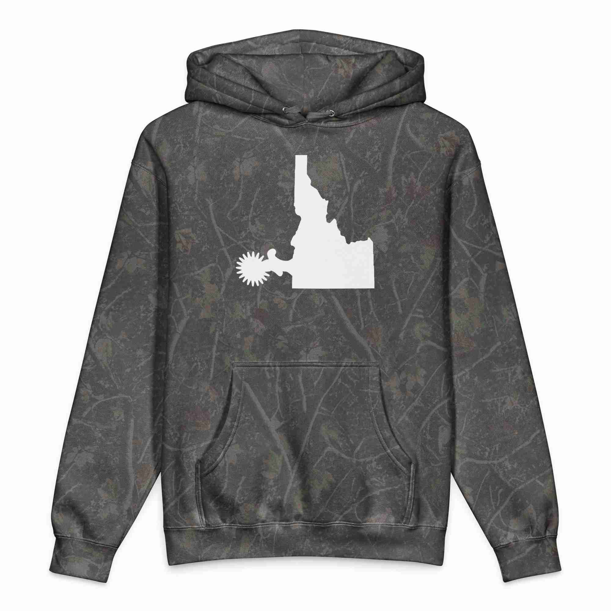 Idaho Spur Unisex Heavyweight Hooded Sweatshirt - Image 2
