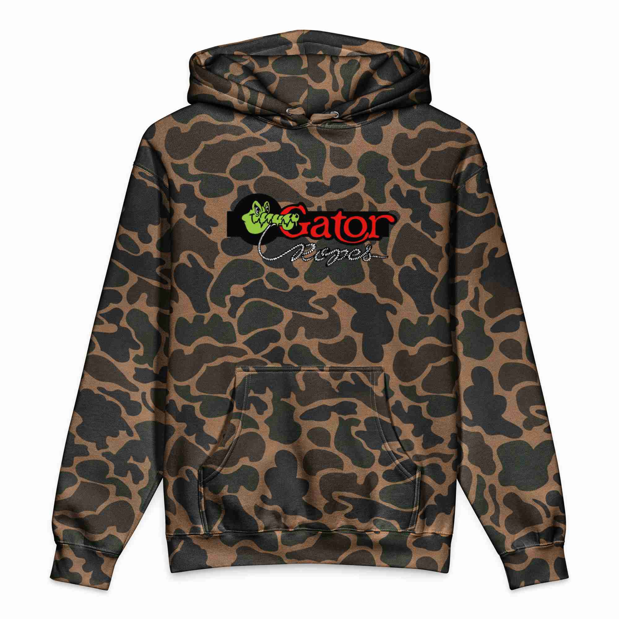 Gator Camo Unisex Heavyweight Hooded Sweatshirt - Image 4