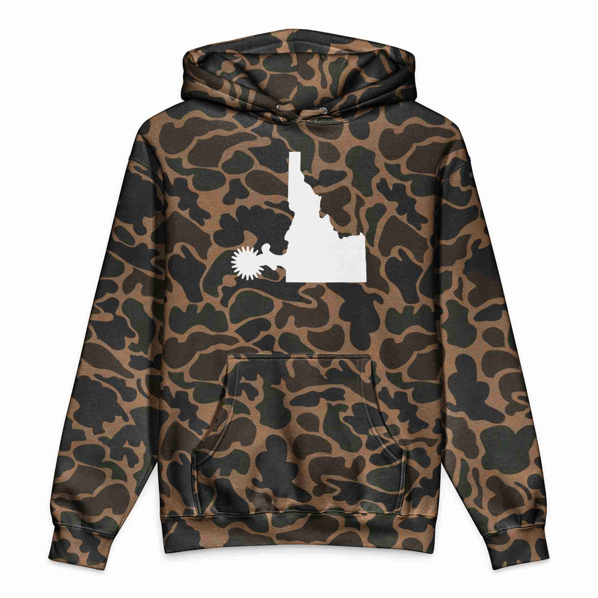 Idaho Spur Unisex Heavyweight Hooded Sweatshirt - Image 4