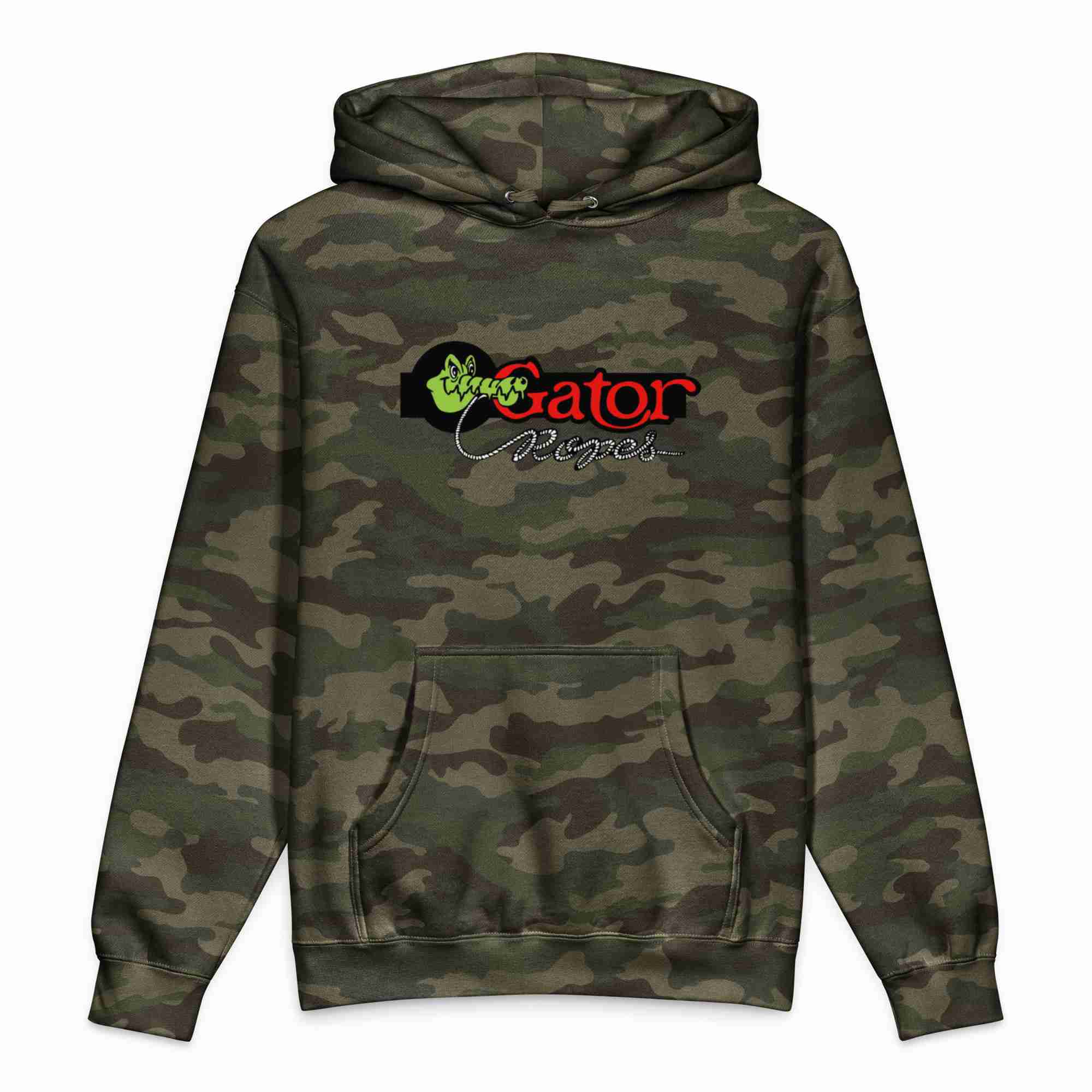 Gator Camo Unisex Heavyweight Hooded Sweatshirt - Image 3